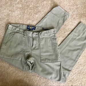 LUCKY BRAND // Sienna Slim Boyfriend Olive Pants